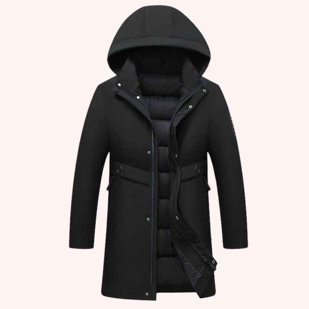 Men's medium-length casual coat